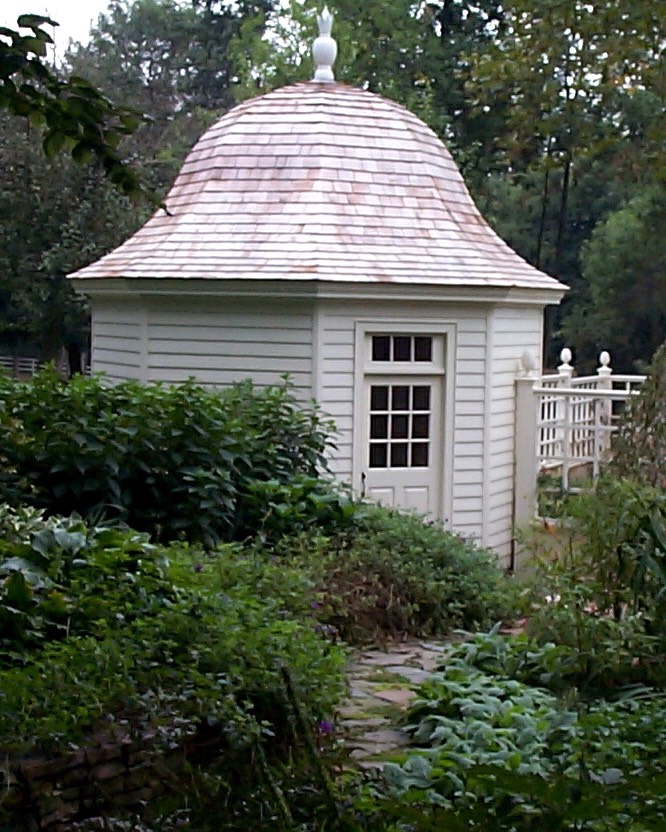Domed garden shed